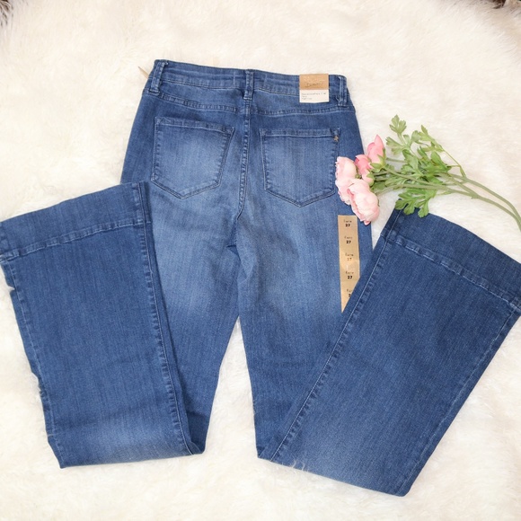 NWT RACHAEL Rachael Roy High Rise Flare Size 27 - Picture 6 of 7